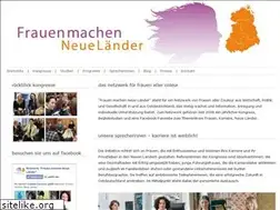 Sites similar to frauenmachenneuelaender.de