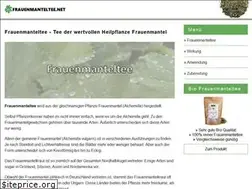 Sites similar to frauenmanteltee.net