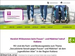 Sites similar to frauennotruf-koblenz.de
