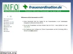 Sites similar to frauenordination.de