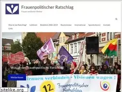 Sites similar to frauenpolitischer-ratschlag.de