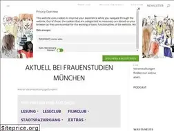 Sites similar to frauenstudien-muenchen.de