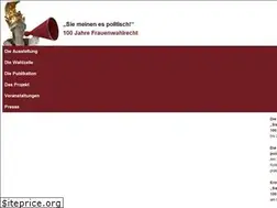 Sites similar to frauenwahlrecht.at