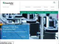 Sites similar to fraunhofer.at