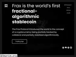 Sites similar to frax.finance