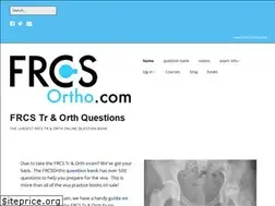Sites similar to frcsortho.com