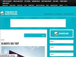 Sites similar to freaksoffastfood.com