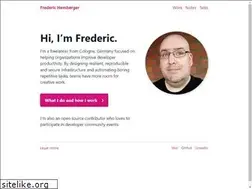 Sites similar to frederic-hemberger.de