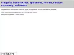 Sites similar to frederick.craigslist.org