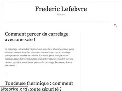 Sites similar to fredericlefebvre.com