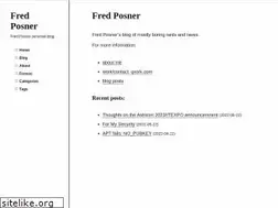 Sites similar to fredposner.com