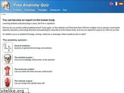 Sites similar to free-anatomy-quiz.com