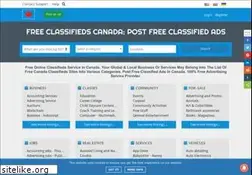 Sites similar to free-classifieds-canada.com