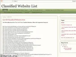 Sites similar to free-classifieds-website-list.blogspot.in