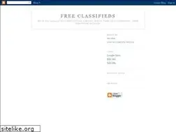 Sites similar to free-classifieds.blogspot.com