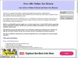 Sites similar to free-efile.com