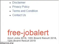 Sites similar to free-jobalert.in