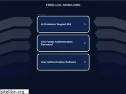 Sites similar to free-lol-skins.org