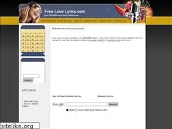 Sites similar to free-love-lyrics.com