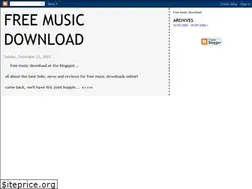 Sites similar to free-music-download.blogspot.com