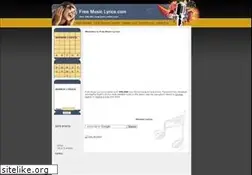 Sites similar to free-music-lyrics.com