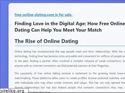 Sites similar to free-online-dating.com