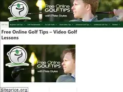 Sites similar to free-online-golf-tips.com