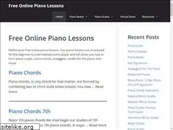 Sites similar to free-online-piano-lessons.com
