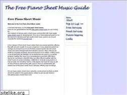 Sites similar to free-piano-sheet-music.com