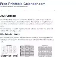 Sites similar to free-printable-calendar.com
