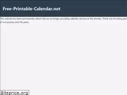 Sites similar to free-printable-calendar.net