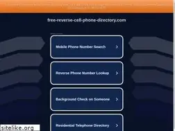 Sites similar to free-reverse-cell-phone-directory.com