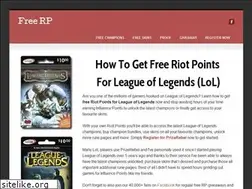Sites similar to free-riot-points.com