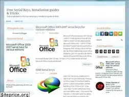 Sites similar to free-serial-keys-all.blogspot.com