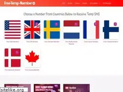 Sites similar to free-temp-number.com