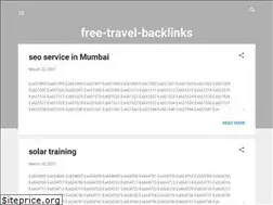 Sites similar to free-travel-backlinks.blogspot.com