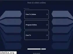Sites similar to free-tv-video.online