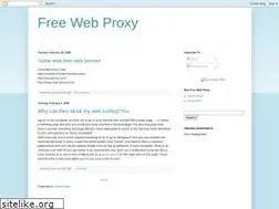 Sites similar to free-webproxy.blogspot.com