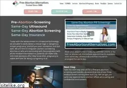 Sites similar to freeabortionalternatives.com