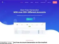 Sites similar to freeaccgen.com