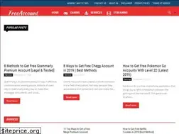 Sites similar to freeaccount.org