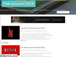 Sites similar to freeaccounts2018.blogspot.com
