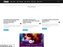 Sites similar to freeaccountsonline.com