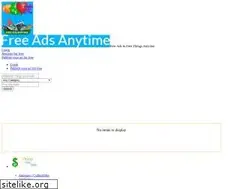 Sites similar to freeadanytime.com