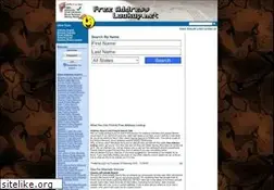 Sites similar to freeaddresslookup.net