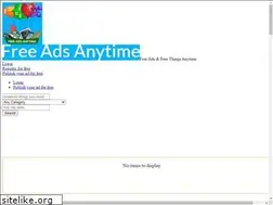 Sites similar to freeadsanytime.com