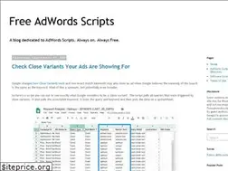 Sites similar to freeadwordsscripts.com
