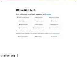 Sites similar to freeaikit.tech
