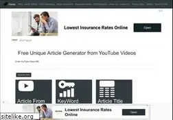 Sites similar to freearticlegenerator.in