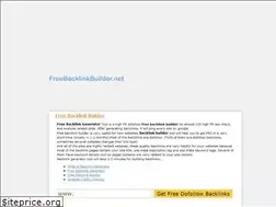 Sites similar to freebacklinkbuilder.net